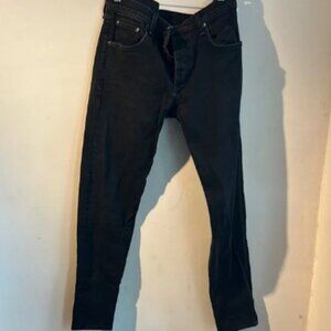 rag & bone Black Men's Slim Jeans